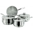 Stellar 1000 4 Piece  Pan Set  with multi Steamer S1B1